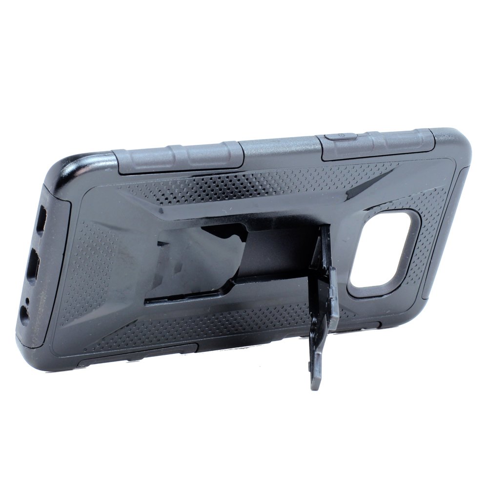 Wholesale Samsung Galaxy S7 Edge Holster Combo Belt Clip Black